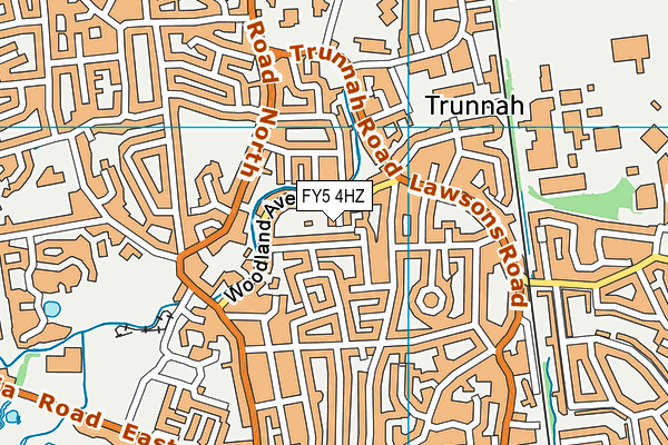 FY5 4HZ map - OS VectorMap District (Ordnance Survey)
