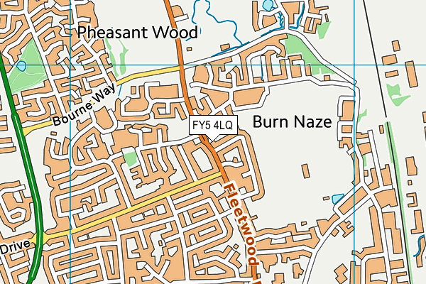 FY5 4LQ map - OS VectorMap District (Ordnance Survey) FY5 4LQ map - OS VectorMap District (Ordnance Survey)