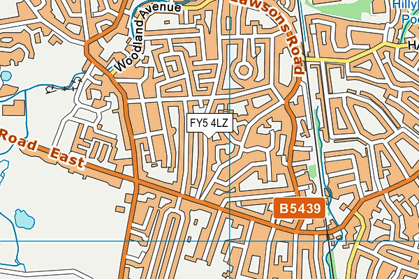 FY5 4LZ map - OS VectorMap District (Ordnance Survey) FY5 4LZ map - OS VectorMap District (Ordnance Survey)