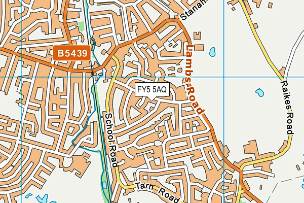 FY5 5AQ map - OS VectorMap District (Ordnance Survey) FY5 5AQ map - OS VectorMap District (Ordnance Survey)