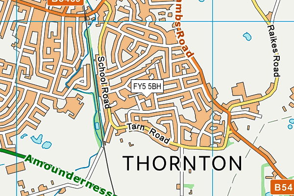 FY5 5BH map - OS VectorMap District (Ordnance Survey) FY5 5BH map - OS VectorMap District (Ordnance Survey)
