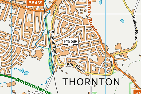 FY5 5BP map - OS VectorMap District (Ordnance Survey) FY5 5BP map - OS VectorMap District (Ordnance Survey)