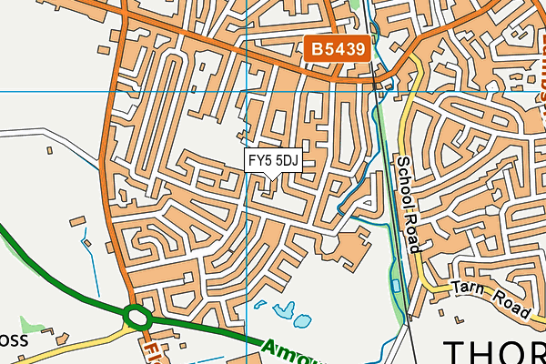 FY5 5DJ map - OS VectorMap District (Ordnance Survey) FY5 5DJ map - OS VectorMap District (Ordnance Survey)