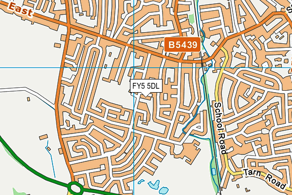 FY5 5DL map - OS VectorMap District (Ordnance Survey) FY5 5DL map - OS VectorMap District (Ordnance Survey)