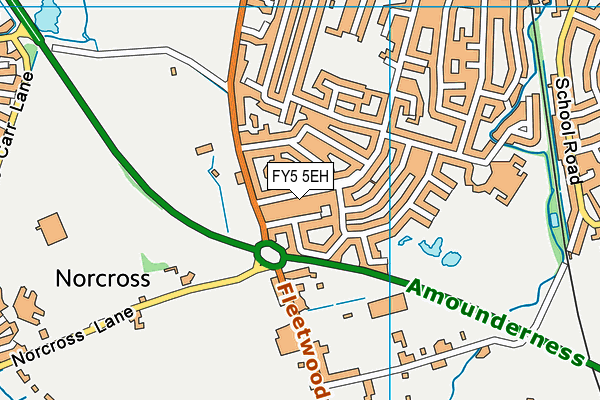 FY5 5EH map - OS VectorMap District (Ordnance Survey) FY5 5EH map - OS VectorMap District (Ordnance Survey)