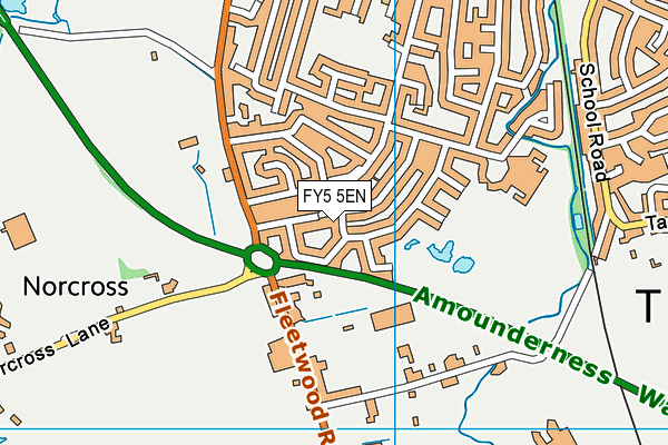 FY5 5EN map - OS VectorMap District (Ordnance Survey) FY5 5EN map - OS VectorMap District (Ordnance Survey)