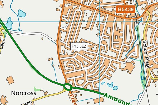 FY5 5EZ map - OS VectorMap District (Ordnance Survey) FY5 5EZ map - OS VectorMap District (Ordnance Survey)