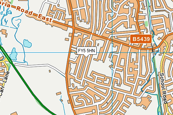 FY5 5HN map - OS VectorMap District (Ordnance Survey) FY5 5HN map - OS VectorMap District (Ordnance Survey)