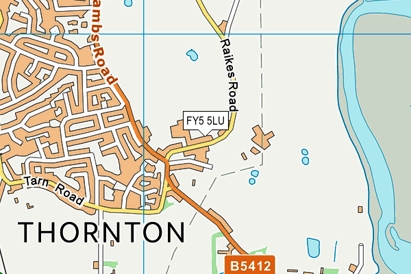 FY5 5LU map - OS VectorMap District (Ordnance Survey) FY5 5LU map - OS VectorMap District (Ordnance Survey)
