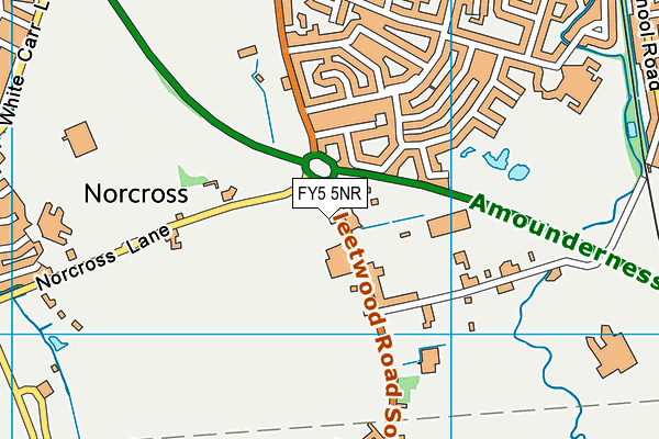 FY5 5NR map - OS VectorMap District (Ordnance Survey) FY5 5NR map - OS VectorMap District (Ordnance Survey)