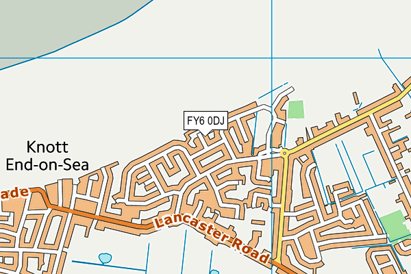 FY6 0DJ map - OS VectorMap District (Ordnance Survey) FY6 0DJ map - OS VectorMap District (Ordnance Survey)