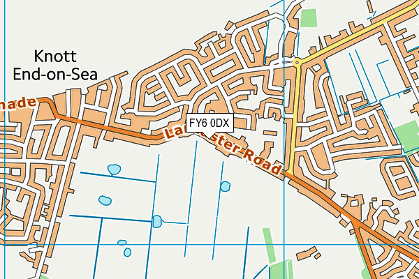 FY6 0DX map - OS VectorMap District (Ordnance Survey) FY6 0DX map - OS VectorMap District (Ordnance Survey)