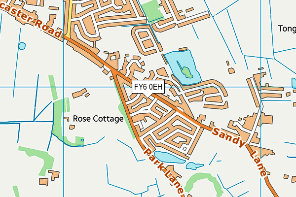 FY6 0EH map - OS VectorMap District (Ordnance Survey)