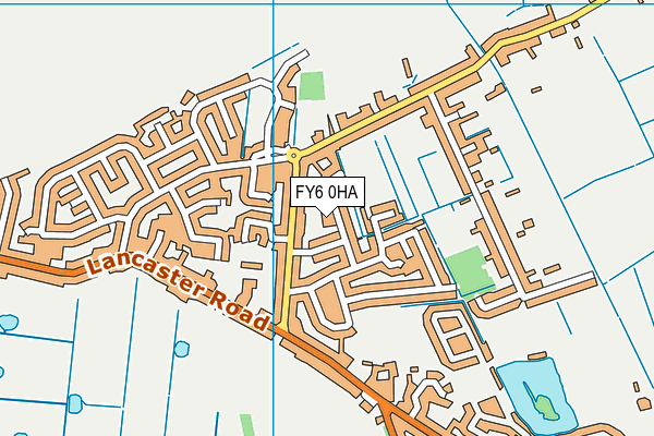 FY6 0HA map - OS VectorMap District (Ordnance Survey) FY6 0HA map - OS VectorMap District (Ordnance Survey)