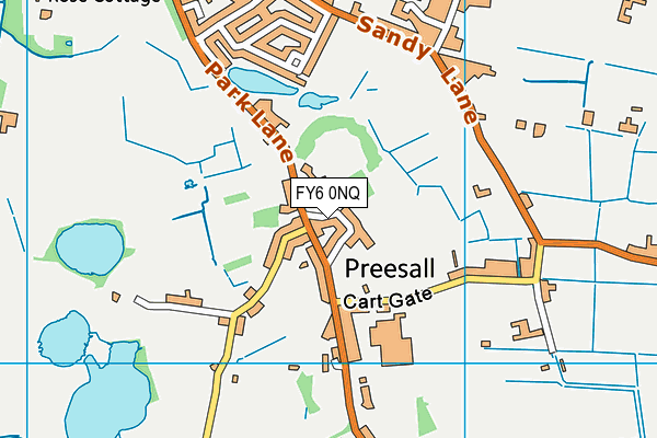 FY6 0NQ map - OS VectorMap District (Ordnance Survey)