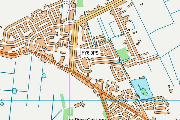 FY6 0PS map - OS VectorMap District (Ordnance Survey) FY6 0PS map - OS VectorMap District (Ordnance Survey)