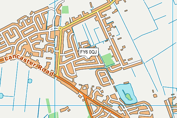 FY6 0QJ map - OS VectorMap District (Ordnance Survey) FY6 0QJ map - OS VectorMap District (Ordnance Survey)