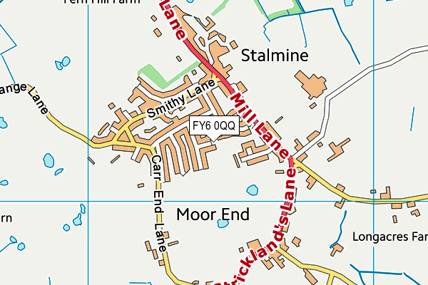 FY6 0QQ map - OS VectorMap District (Ordnance Survey)