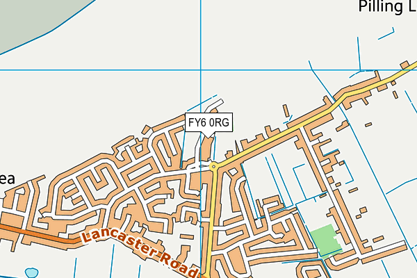 FY6 0RG map - OS VectorMap District (Ordnance Survey) FY6 0RG map - OS VectorMap District (Ordnance Survey)