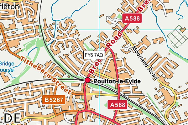 FY6 7AQ map - OS VectorMap District (Ordnance Survey) FY6 7AQ map - OS VectorMap District (Ordnance Survey)