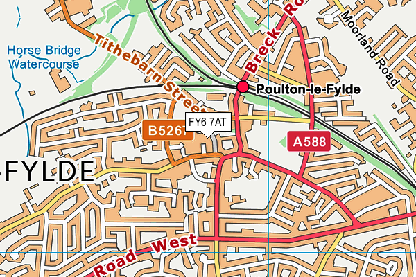 FY6 7AT map - OS VectorMap District (Ordnance Survey) FY6 7AT map - OS VectorMap District (Ordnance Survey)