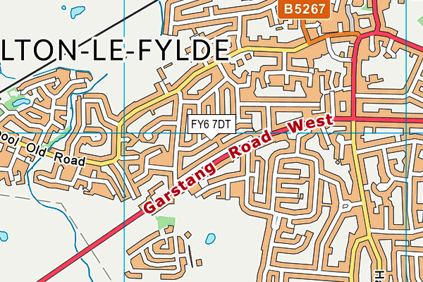 FY6 7DT map - OS VectorMap District (Ordnance Survey) FY6 7DT map - OS VectorMap District (Ordnance Survey)
