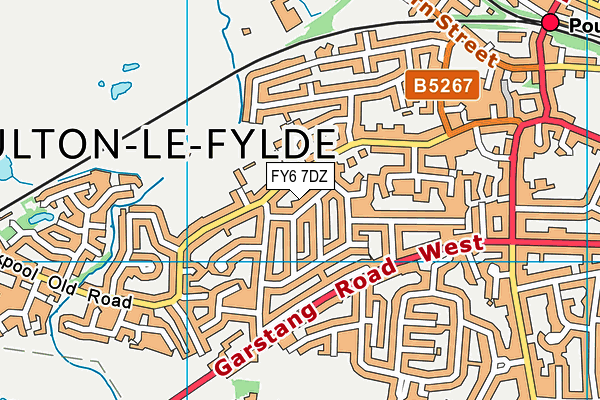 FY6 7DZ map - OS VectorMap District (Ordnance Survey) FY6 7DZ map - OS VectorMap District (Ordnance Survey)