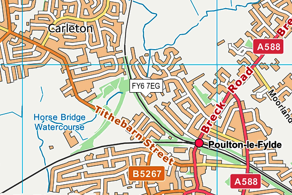 FY6 7EG map - OS VectorMap District (Ordnance Survey) FY6 7EG map - OS VectorMap District (Ordnance Survey)