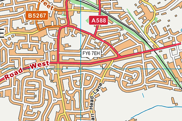 FY6 7EH map - OS VectorMap District (Ordnance Survey) FY6 7EH map - OS VectorMap District (Ordnance Survey)