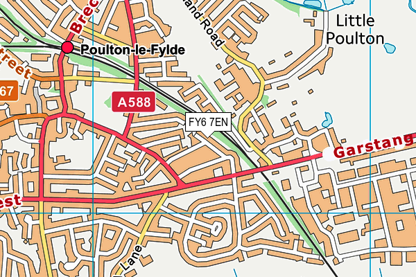 FY6 7EN map - OS VectorMap District (Ordnance Survey) FY6 7EN map - OS VectorMap District (Ordnance Survey)