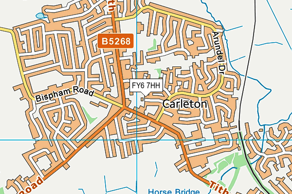 FY6 7HH map - OS VectorMap District (Ordnance Survey) FY6 7HH map - OS VectorMap District (Ordnance Survey)