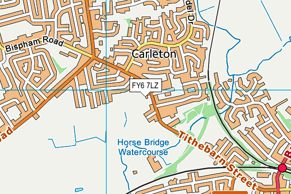FY6 7LZ map - OS VectorMap District (Ordnance Survey) FY6 7LZ map - OS VectorMap District (Ordnance Survey)