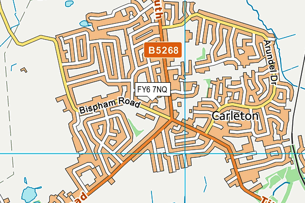 FY6 7NQ map - OS VectorMap District (Ordnance Survey) FY6 7NQ map - OS VectorMap District (Ordnance Survey)