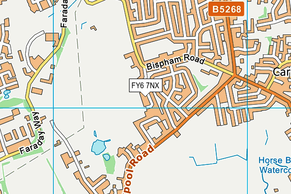 FY6 7NX map - OS VectorMap District (Ordnance Survey) FY6 7NX map - OS VectorMap District (Ordnance Survey)