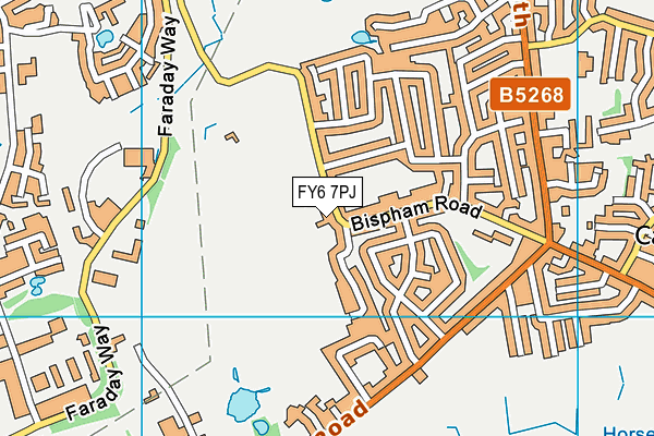 FY6 7PJ map - OS VectorMap District (Ordnance Survey) FY6 7PJ map - OS VectorMap District (Ordnance Survey)
