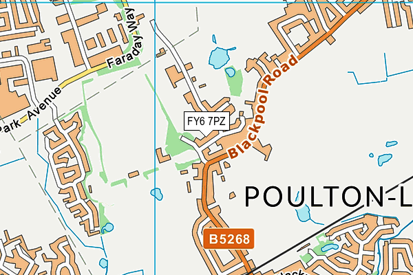 FY6 7PZ map - OS VectorMap District (Ordnance Survey) FY6 7PZ map - OS VectorMap District (Ordnance Survey)