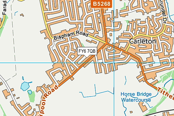 FY6 7QB map - OS VectorMap District (Ordnance Survey) FY6 7QB map - OS VectorMap District (Ordnance Survey)