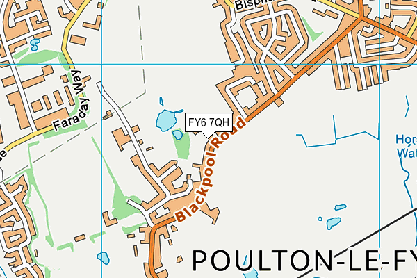 FY6 7QH map - OS VectorMap District (Ordnance Survey) FY6 7QH map - OS VectorMap District (Ordnance Survey)