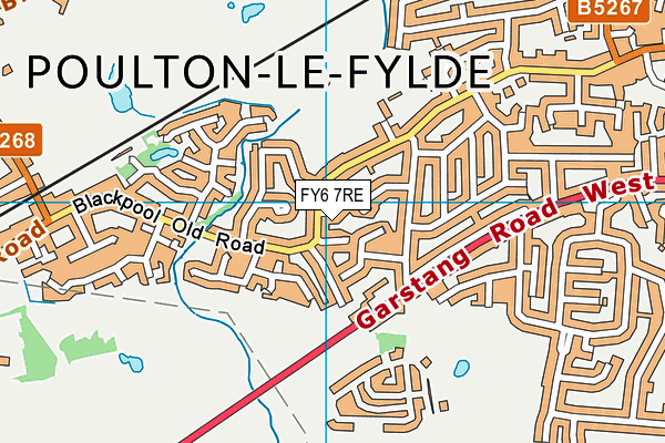 FY6 7RE map - OS VectorMap District (Ordnance Survey) FY6 7RE map - OS VectorMap District (Ordnance Survey)