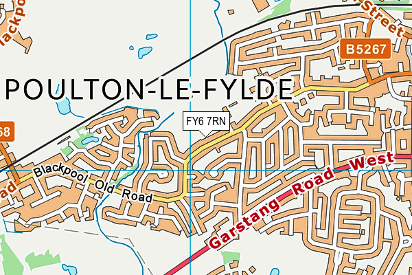 FY6 7RN map - OS VectorMap District (Ordnance Survey) FY6 7RN map - OS VectorMap District (Ordnance Survey)