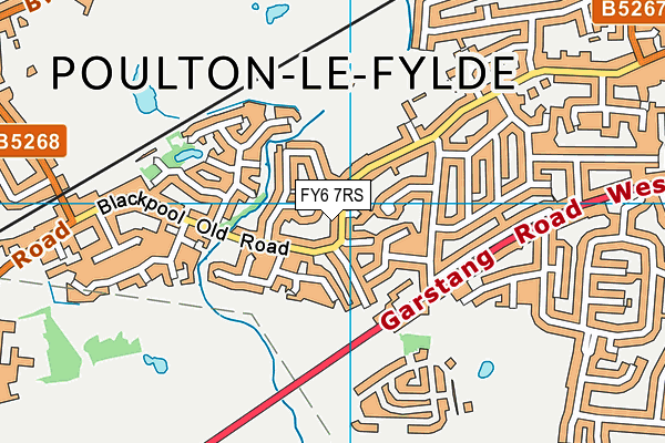 FY6 7RS map - OS VectorMap District (Ordnance Survey) FY6 7RS map - OS VectorMap District (Ordnance Survey)