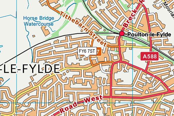 FY6 7ST map - OS VectorMap District (Ordnance Survey) FY6 7ST map - OS VectorMap District (Ordnance Survey)