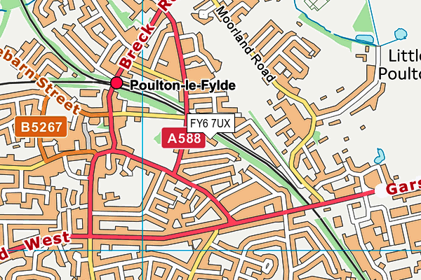 FY6 7UX map - OS VectorMap District (Ordnance Survey) FY6 7UX map - OS VectorMap District (Ordnance Survey)
