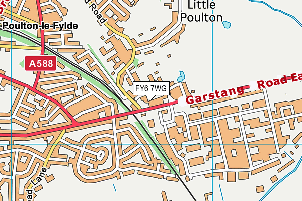 FY6 7WG map - OS VectorMap District (Ordnance Survey) FY6 7WG map - OS VectorMap District (Ordnance Survey)