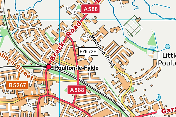 FY6 7XH map - OS VectorMap District (Ordnance Survey) FY6 7XH map - OS VectorMap District (Ordnance Survey)