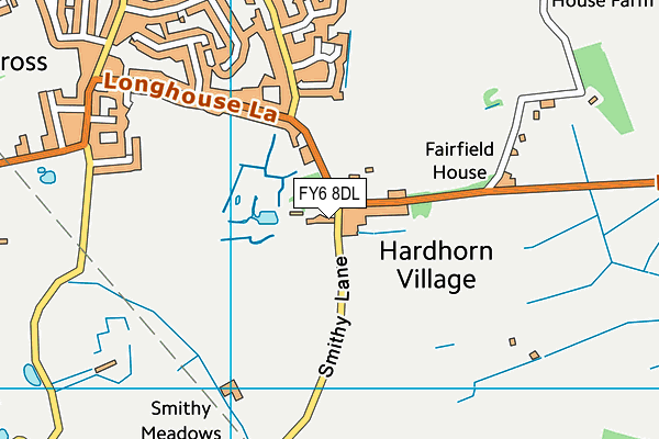 FY6 8DL map - OS VectorMap District (Ordnance Survey) FY6 8DL map - OS VectorMap District (Ordnance Survey)