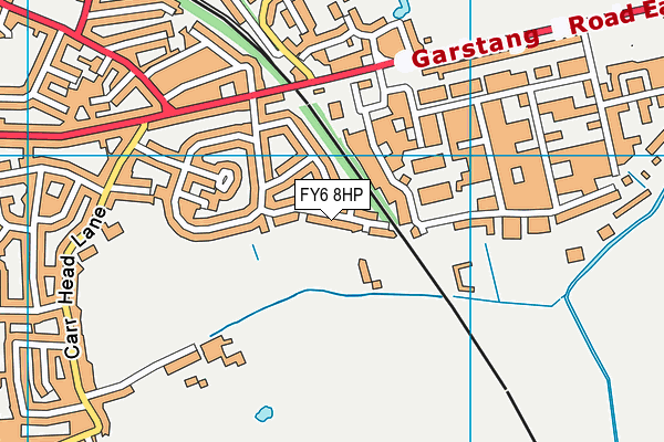 FY6 8HP map - OS VectorMap District (Ordnance Survey) FY6 8HP map - OS VectorMap District (Ordnance Survey)