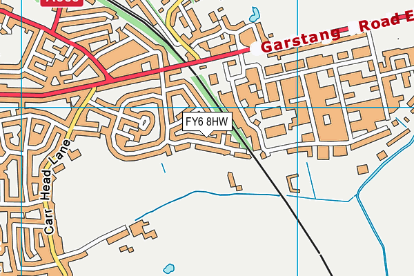 FY6 8HW map - OS VectorMap District (Ordnance Survey) FY6 8HW map - OS VectorMap District (Ordnance Survey)