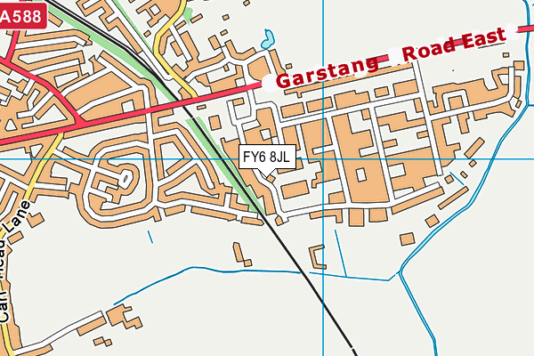 FY6 8JL map - OS VectorMap District (Ordnance Survey) FY6 8JL map - OS VectorMap District (Ordnance Survey)