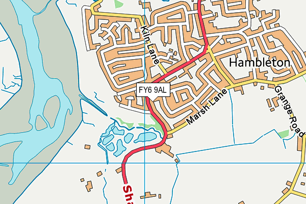 FY6 9AL map - OS VectorMap District (Ordnance Survey) FY6 9AL map - OS VectorMap District (Ordnance Survey)